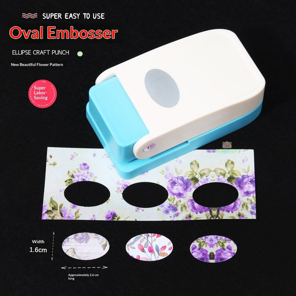 New Large Stamp Frame Embosser & Card Edge Hand Punch